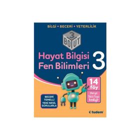 Tudem Yayınları - 3. Sınıf Hayat Bilgisi Fen Bilimleri 3 Boyut Yeni Nesil Sorularla