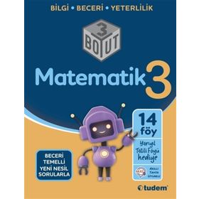 Tudem Yayınları - 3. Sınıf Matematik 3 Boyut Yeni Nesil Sorularla