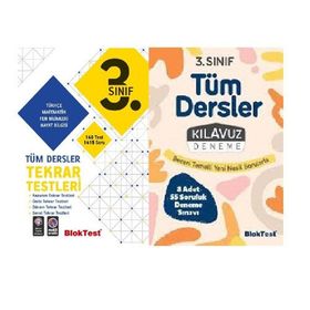 Tudem Yayınları - 3. Sınıf Tekrar Testleri + Kılavuz Deneme 2'li Set