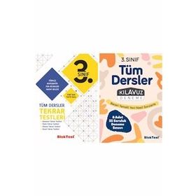 Tudem Yayınları - 3. Sınıf Tekrar Testleri + Kılavuz Deneme 2'li Set