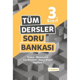 Tudem Yayınları 3. Sınıf Tüm Dersler Soru Bankası
