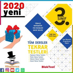 Tudem Yayınları 3.Sınıf Tüm Dersler Tekrar Testleri
