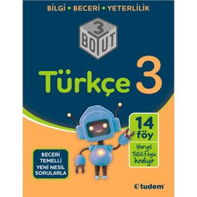 Tudem Yayınları - 3. Sınıf Türkçe 3 Boyut Yeni Nesil Sorularla