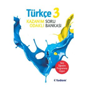 Tudem Yayınları 3.Sınıf Türkçe Kazanım Odaklı Soru Bankası