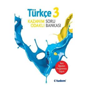 Tudem Yayınları 3.Sınıf Türkçe Kazanım Odaklı Soru Bankası