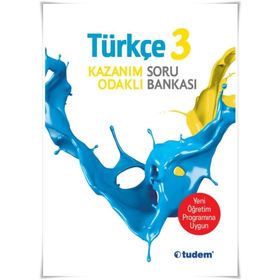Tudem Yayınları 3.Sınıf Türkçe Kazanım Odaklı Soru Bankası