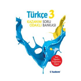 Tudem Yayınları 3.Sınıf Türkçe Kazanım Odaklı Soru Bankası