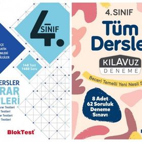 Tudem Yayınları - 4. Sınıf 2'li Tekrar Testleri + Kılavuz Deneme Set