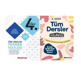 Tudem Yayınları - 4. Sınıf 2'li Tekrar Testleri + Kılavuz Deneme Set