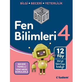 Tudem Yayınları - 4. Sınıf Fen Bilimleri 3 Boyut Yeni Nesil Sorularla