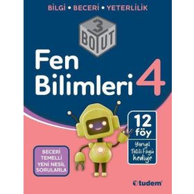 Tudem Yayınları - 4. Sınıf Fen Bilimleri 3 Boyut Yeni Nesil Sorularla