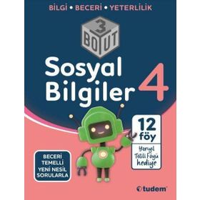 Tudem Yayınları - 4. Sınıf Sosyal Bilgiler 3 Boyut Yeni Nesil Sorularla
