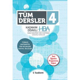 Tudem Yayınları 4.Sınıf Tüm Dersler Kazanım Odaklı