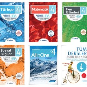 Tudem Yayınları 4. Sınıf Tüm Dersler Tekrar Testleri Soru Bankası