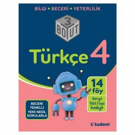 Tudem Yayınları 4. Sınıf Türkçe 3 Boyut Konu Anlatım Föyü
