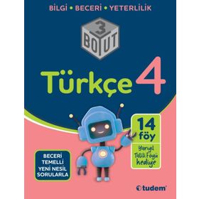 Tudem Yayınları 4. Sınıf Türkçe 3 Boyut Konu Anlatım Föyü