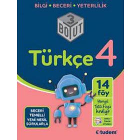Tudem Yayınları 4. Sınıf Türkçe 3 Boyut Soru Bankası