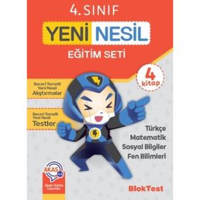 Tudem Yayınları 4. Sınıf Yeni Nesil Eğitim Seti Bloktest Yayınları