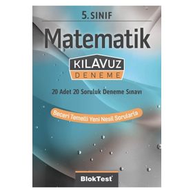 Tudem Yayınları - 5. Sınıf Bloktest Matematik Kılavuz Deneme