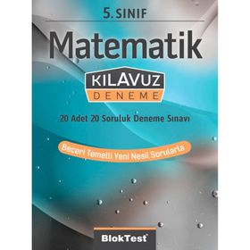 Tudem Yayınları - 5. Sınıf Bloktest Matematik Kılavuz Deneme