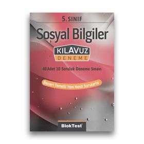 Tudem Yayınları 5. Sınıf Bloktest Sosyal Bilgiler Kılavuz Deneme