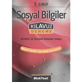 Tudem Yayınları 5. Sınıf Bloktest Sosyal Bilgiler Kılavuz Deneme