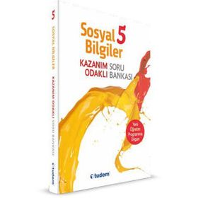 Tudem Yayınları 5.Sınıf Sosyal Bilgiler Kazanım Odaklı Soru Bankası