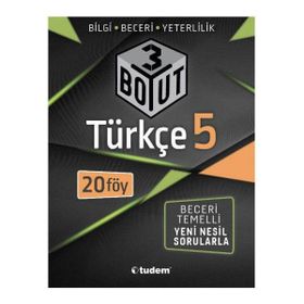Tudem Yayınları - 5 Sınıf Türkçe 3 Boyut Föy