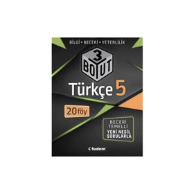 Tudem Yayınları - 5 Sınıf Türkçe 3 Boyut Föy