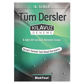 Tudem Yayınları 6. Sınıf Bloktest Tüm Dersler Kılavuz Deneme