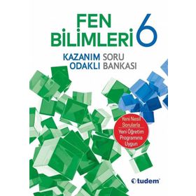Tudem Yayınları 6. Sınıf Fen Bilimleri Kazanım Odaklı Soru Bankası