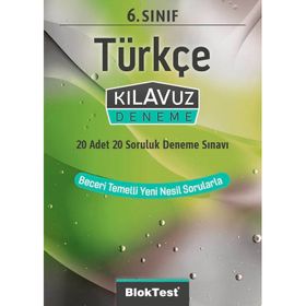 Tudem Yayınları 6 Sınıf Türkçe Kılavuz Deneme