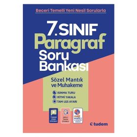 Tudem Yayınları 7. Sınıf Paragraf Soru Bankası