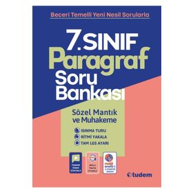Tudem Yayınları 7. Sınıf Paragraf Soru Bankası