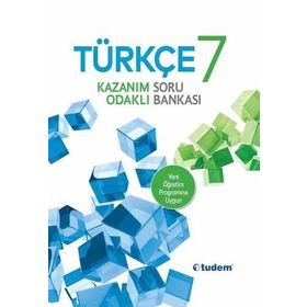 Tudem Yayınları 7. Sınıf Türkçe Kazanım Odaklı Soru Bankası - kollektif