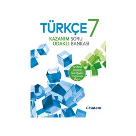 Tudem Yayınları 7. Sınıf Türkçe Kazanım Odaklı Soru Bankası - kollektif