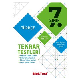 Tudem Yayınları 7.Sınıf Türkçe Tekrar Testleri