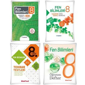 Tudem Yayınları 8. Sınıf Fen Bilimleri Tekrar Testleri Soru Bankası