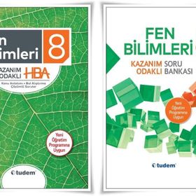Tudem Yayınları 8. Sınıf Fen Bilimleri Tekrar Testleri Soru Bankası