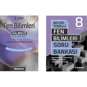 Tudem Yayınları 8.sınıf Lgs Fen Bilimleri Beceri Temelli Soru Bankası + Klavuz Deneme Seti
