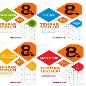 Tudem Yayınları 8. Sınıf Matematik Tekrar Testleri Soru Bankası