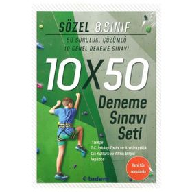 Tudem Yayınları 8. Sınıf Sözel 10×50 Deneme Sınavı Seti