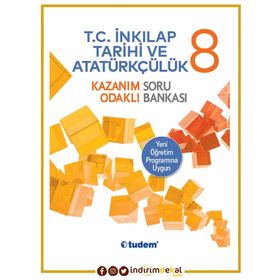 Tudem Yayınları 8. Sınıf T.C.Inkılap Tarihi ve Atatürkçülük Kazanım Odaklı Soru Bankası - kollektif