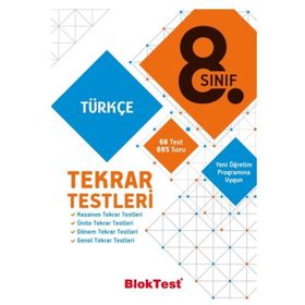 Tudem Yayınları 8. Sınıf Türkçe Tekrar Testleri