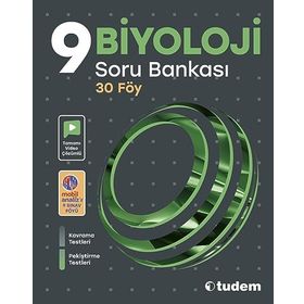Tudem Yayınları 9. Sınıf Biyoloji 30 Föy Soru Bankası