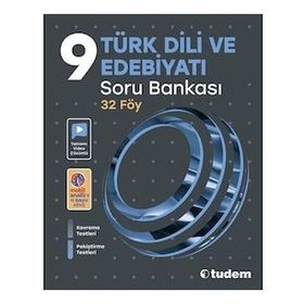 Tudem Yayınları 9. Sınıf Türk Dili ve Edebiyatı 32 Föy Soru Bankası