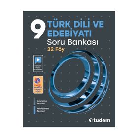 Tudem Yayınları 9. Sınıf Türk Dili ve Edebiyatı 32 Föy Soru Bankası