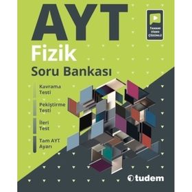 Tudem Yayınları AYT Fizik Soru Bankası Video Çözümlü