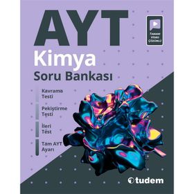 Tudem Yayınları AYT Kimya Soru Bankası Yeni