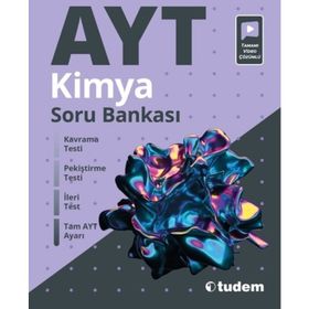 Tudem Yayınları AYT Kimya Soru Bankası Yeni